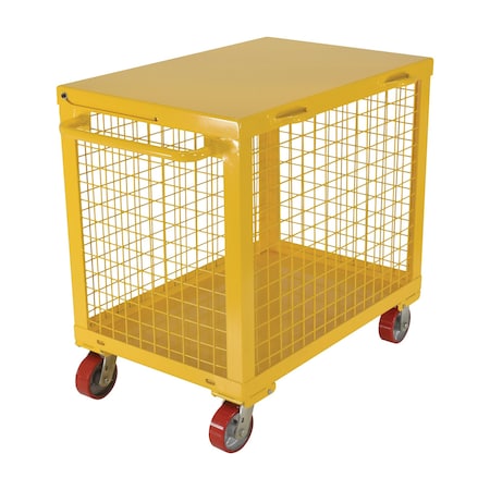 Vestil Expanded Wire Tool Box, Steel, Yellow, 36 in W x 24 in D TBS-2436-XM-13